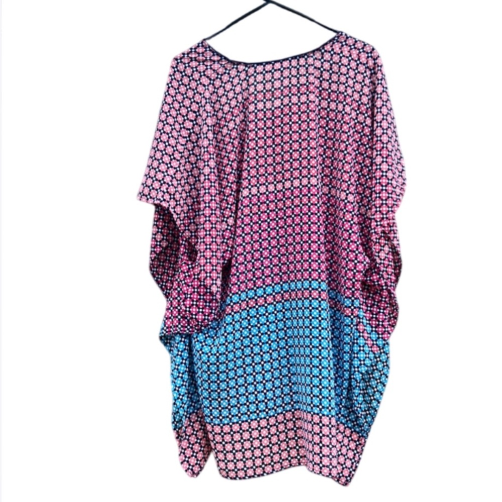 NWT Tommy Bahama Pool Tile V Neck Tunic Swim Coverup Beach Pool Sz Small/Medium - Picture 4 of 9
